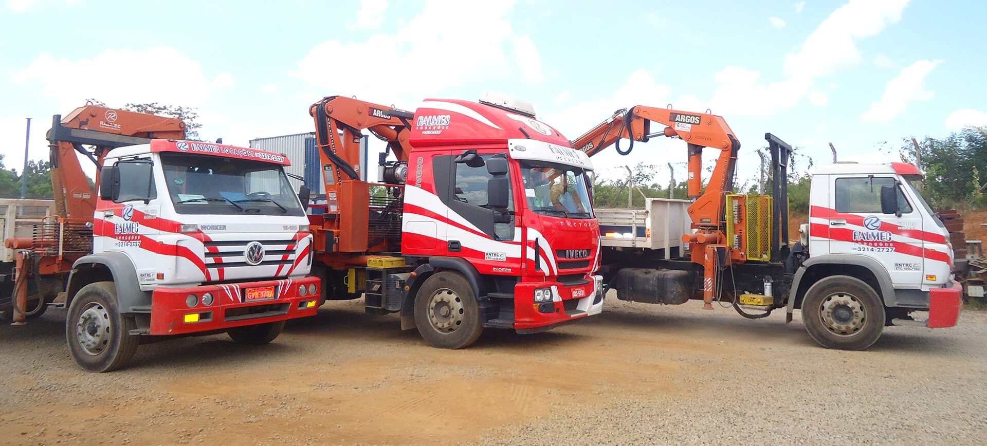 Locação de caminhões Munck